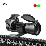 Tactical M2 Red Green Dot Scope Hunting Optics Holographic Reflex Sight For 20mm Cantilever Mount Airsoft Riflescope