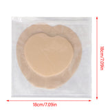 Pressure Sore Patch 4PCS Better Cushioning Wound Seldhesive Anti Breathable Border Silicone Foam Dressing Sterile for Elderly