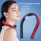 Folding Cervical Spine Massager Pulse Heating Low Frequency Cervical Spine Physiotherapy Massager Neck Massager Wellness Product