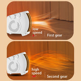 1PC, Small Electric Heater, Ceramic Personal Space Heater Portable Silent Heater Fan For Office With Constant Temperature Heating And Overheat Protection, 2S Fast Heating Space Electric Heater And Dual Speed Adjustable Temperature (EU Plug)