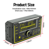 Isfriday 2 Din Car Radio Stereo Bluetooth Audio Music Stereo 12V 2DIN Car Radio MP3 Player USB/SD/AUX-IN