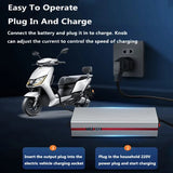 1A 25A 12V to 84V 36V 48V 60V 72V 87.6V Li-ion Lifepo4 Lithium Battery Charger Voltage Curren Adjustable Fast Chargers