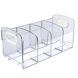 Bookends Acrylic Transparent Bootand Divider Board Office Desk Organization for Fixed