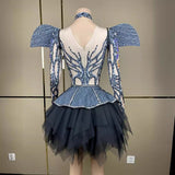 Halloween Party Clothing Women's Butterfly Mesh Skirt Atmosphere Design Mask Fashion Dress Blast Street