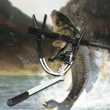 Rod Holder 360 Degree Rotating Detachable Accessories Portable Bracket Pole Stand for Raft Boat Fishing