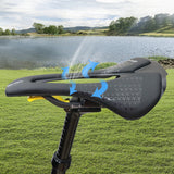 Hollow Saddle Carbon Fiber Bow Lightweight Bike Multifunctional Bicycle Comfort Seat for Outdoor Cycg Sports