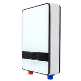 110V/220V Electric Hot Water Heater Instant Boiler Bathroom Tankless Shower Set Thermostat Safe Intelligent Automatica