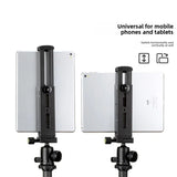 All Metal Tablet Computer Universal Desktop Support Stand Live Fixed Clip Assistant Tools Mobile Phone Holder