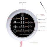 Chest instrument augmentation lazy wave suction cup kneading massage breast enhancement instruments
