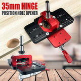 35Mm Hinge Boring Jig Woodworking Drilg Guide Locator With Fixture Hole Opener Template Door Cabinets