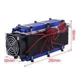 12V 576W 8 Chip Home Tool DIY Thermoelectric Cooler Refrigerators Refrigeration Peltier TEC1-12706 Air Cooling Device Pet Bed