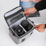 DSLR Handbags Nylon Shoulder Camera Case Portable Photographer for Sony Nikon Canon Equipment Crossbody Bag