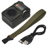 Portable Mini FM/SW/MW Radio Bluetooth 5.0 Full Band Handheld Rechargeable Speaker Recorder Sleep Time Support TF Card Play