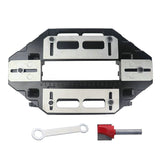 Wood Door Hinge Hole Opener Hinge Positioning Slotter Hinge Lock Guide Plate Hole Opener With Spanner Bottom Cutter