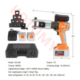 Tools CM-300 Rechargeable Hydraulic Copper and Aluminum Terminal Crimping Pliers