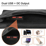 100W Solar Panel Folding Bag USB+DC Output Solars Charger Foldable Sola r Charging Device Outdoor Portable Power Supply