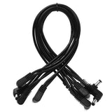 1 Way/ 8 Ways Right Angle Daisy Chain Line Cable 18V 2A for Guitar Effects Pedals Power Supply