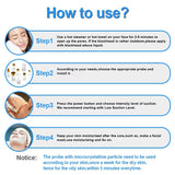 Peeg Microdermabrasion Blackhead Remover Vacuum Cleaner Warts Skin Tag Removal Dia Tip Facial Cleaning Care