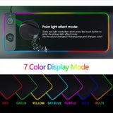 Wireless Charging RGB Luminous Charger Phone Gaming Mousepad PC Laptop Computer Plate Mouse Mat Desktop Pad