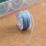 25 Color/Set Leather Sewing Thread Kit Round Waxed Thread 25 Colors Set Bobbin Thread Handmade DIY Braided Rope Bracelet Line
