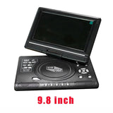 7.8inch/9.8inch 6:9 Widescreen 270° Rotatable LCD Screen Home Car TV DVD Player Portable VCD MP3 Viewer with Game Function