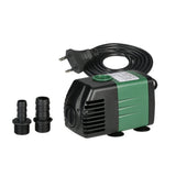 1500L/H 25W Submersible Water Pump for Aquarium Tabletop Fountains Pond Gardens and Hydroponic Systems with 2 Nozzles AC110V