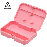 CRUSHER Rolg Paper Tobacco Box Plastic 110mm*75mm Storage Dry Herb Spices Horn Tube Cigarette Case Smoking Pipe Accessories