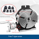 Horizontal Vertical High Precision 4-Slot Rotary Table for Milling hine