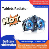 K8A Magnetic Phone Coog Fan Game Cooler with Temperature Display Phone/Tablet Radiator