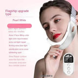 Double chin lift firming v masseter artifact bandage massaging the beauty thin face