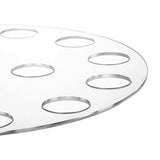 Transparent Acrylic Ice Cream Cone Stand Cake Dessert Holder Display Stand Party Shelf 16/24 Hole Round Wedding Display Holder