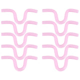Fast Shipping Wholesale 10pcs Lot Curler Makers Soft Foam Bendy Twist Curls DIY Styg Hair Rollers Tool for Women Accessories