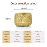 Home Air Humidifier Essential Oil Diffuser Aromatherapy Mist Maker Ultrasonic Aroma Color LED Lights 300ML purifier atomizer
