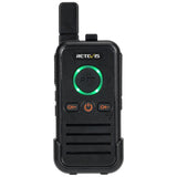 RB45/645 compact walkie talkie with dual PTT FRS/PMR and breathing light