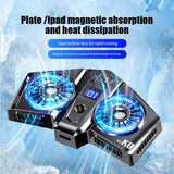 K8A Magnetic Phone Coog Fan Game Cooler with Temperature Display Phone/Tablet Radiator