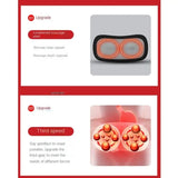 Wireless massager care heating waist kneading electric belt knead abdomen instrument