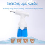 Electric Liquid Foam Dispenser Gun - Automatic Continuous Foaming for Shampoo, Face Wash, Detergent in Bathroom