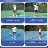 Tennis Rebound Trainer - Soccer Wall, Baseball Bounce Training Net Practice Equipment PE Rebounder