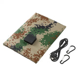 Foldable 5V 100W Dual USB Waterproof Solar Panel - Portable Battery Charger for Mobile Phones, Ideal for Hiking and Outdoor Activities