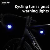 ESLNdjustable Handlebar End Bicycles - Waterproof Safety Warning Lights for Night Riding Mountain