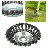 6 inch  Steel Wire Trimmer Head Grass Brush Cutter Dust Removal Grass Plate For Lawnmower 25MM