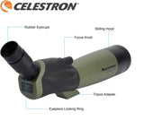 Celestron Ultima 80mm  Angled Spotting Scope 20-60x Zoom Eyepiece Multi-Coated Optics Waterproof For Bird Watching, Wildlife