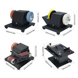 250W Dual Wheel Sanding Disc Polisher Belt Mini Table Saw Bench Grinder Sander Buffing hine Metal Polishing