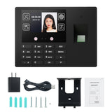 Attendance Face Time Clock Support Fingerprint Password Palm Print Facial Fast Recognition for Employees Access