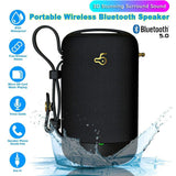 Portable Waterproof Wireless Bluetooth 5.0 Speakers Dual Driver Handheld Column Hi-Fi Loud