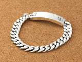 Personality Men's And Women's Thai Silver Bracelet