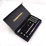 Stress Reducer Relief Toys Gift Box funny black golden kits Fidget magnetic polar pen with stylus ball pen