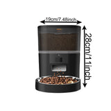 4L Tuya Feeding Timing Automatic Dispenser Smart Control Pet Feeder Suitable for Dog and Cat Bowl