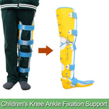 Adjustable Kids Knee Ankle Foot Orthosis-AFO Rehabilitation Equipment Fixed Brace Orthopedic Instrument Fracture Support