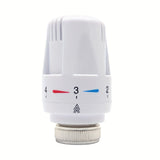 1/4pcs Standard Thermostat Radiator Valve Replacement Head, Thermostat Radiator Valve Heating System Pneumatic Temperature Control Valves For Sinks Bathroom Toilet